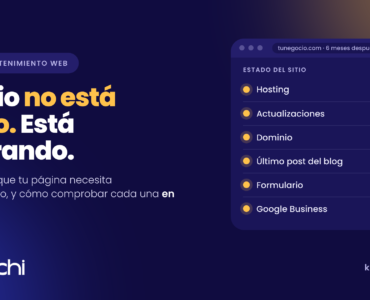 mantenimiento sitio web